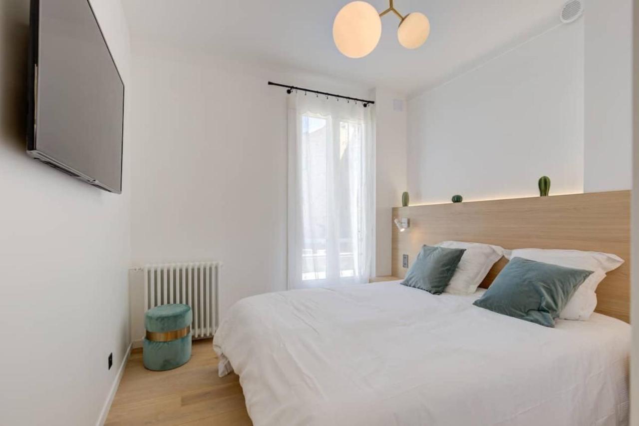 Magnificent Renovated 4-Room Apartment - Croisette Carre D'Or Cannes Luaran gambar