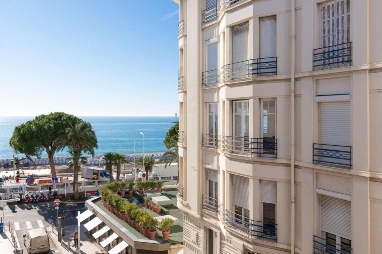 Magnificent Renovated 4-Room Apartment - Croisette Carre D'Or Cannes Luaran gambar
