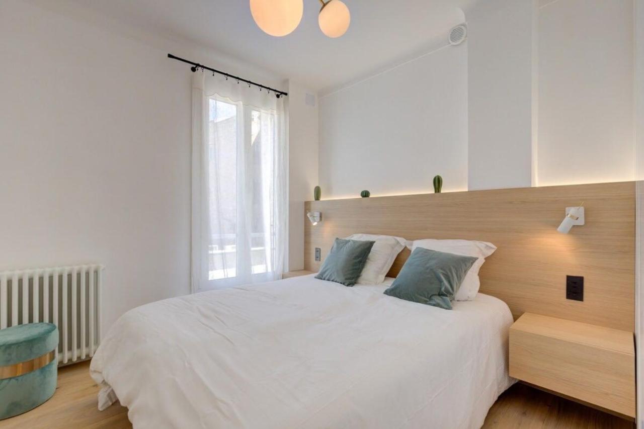 Magnificent Renovated 4-Room Apartment - Croisette Carre D'Or Cannes Luaran gambar